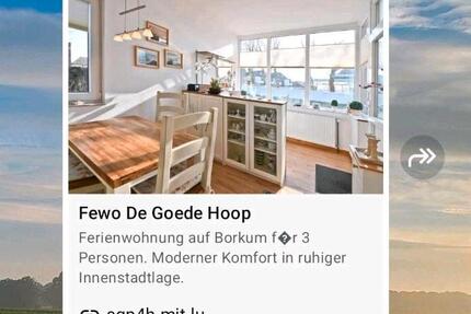 Achtung! Letzte Möglichkeit vor Stornierung!Borkum 02.05.-09.05. - Bad Laer