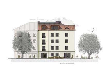 Imposantes DG zum Eigenausbau mit Dachterrasse in historischem Altbau in Bestlage Schwabing - München Schwabing-Freimann