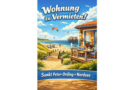 2,5 Zimmer 1.OG Wohnung zur Miete in Sankt Peter-Ording, Bad.
