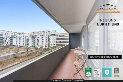 STADTBLICK: Top Innenstadtwohnung mit Balkon zur Vermietung in der Karlsruher-Südweststadt