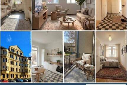 2-Raum-Wohnung mit perfekter Ausstattung: Fußbodenheizung, Balkon, Bad mit Du & Wanne, Gäste-WC... - Chemnitz Bernsdorf