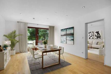 ROGERS: Großzügiges City-Domizil mit zwei Balkonen direkt am Englischen Garten - München Altstadt-Lehel