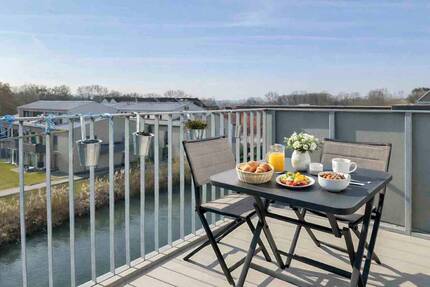 Exklusive Galeriewohnung im Denkmal-Loft - Balkon mit Wasserblick und Tiefgarage - Forchheim