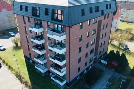 sanierte 2-Raumwohnung, Fahrstuhl, Weitblick, neues Duschbad, barrierearm - Warin