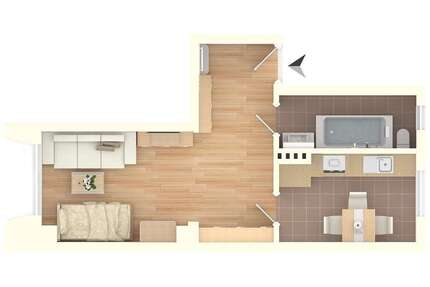 Wohnung zum Mieten in Schwerin 390,00 € 33.14 m²
