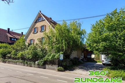 928 m² Grundstück, Charmantes Fachwerkhaus mit Ausbaureserve - Wohnen & Arbeiten unter einem Dach - Reutlingen Rommelsbach