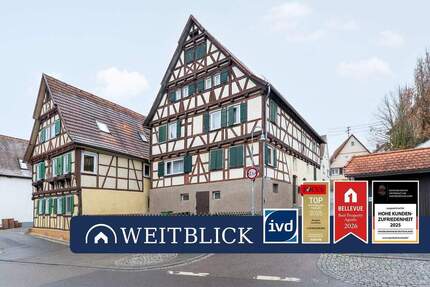 WEITBLICK: Historisches Wohnhaus unter Denkmalschutz! - Oberriexingen
