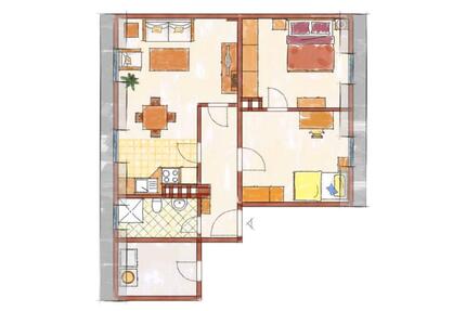 3-Raum Wohnung, bezugsfertig, in zentraler Lage - Sömmerda