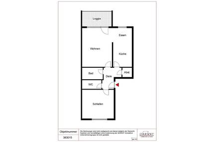 Gepflegte 2 12 Zimmer-Wohnung mit Balkon und PKW-Stellplatz! - Tamm