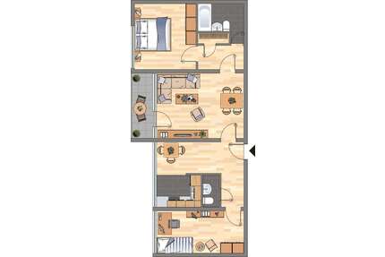 Wohnung zum Mieten in Dortmund 649,00 € 79.31 m²