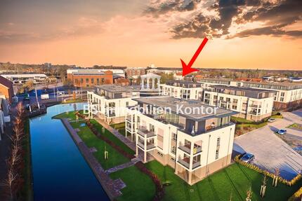Maritimes Wohnen „Am Turmkanal“! Exkl. Wohn. im 2. OG mit traumhaf. Blick aufs Wasser in bevorz. Wohnl. - Papenburg