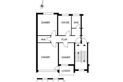 Umzug gefällig? Günstige 3-Zi.-Wohnung - Bremen Blockland