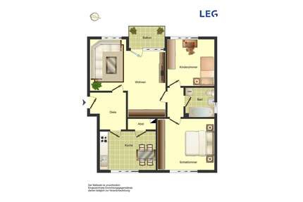 Wohnung zum Mieten in Bergkamen 499,00 € 72 m²