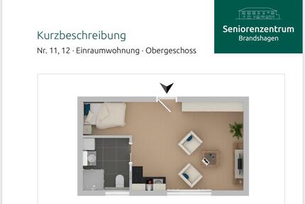 1 R.-Whg in Brandshagen Nähe Stralsund im betreuten Wohnen - Sundhagen