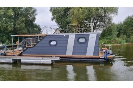 Hausboot mieten zwecks Übernachtung (Maasbommel, NL) - Goch