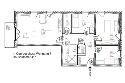 4-Zimmer-Wohnung mit WBS A und B in Rheurdt