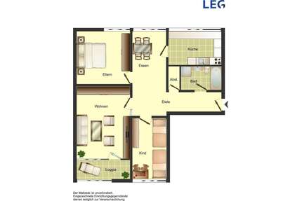 Wohnung zum Mieten in Kreuztal 431,51 € 85.97 m²
