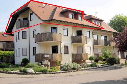 ~~ GEPFLEGTE DACHGESCHOSSWOHNUNG MIT LANDECKBLICK IN ABSOLUT RUHIGER WOHNLAGE ~~ - Klingenmünster