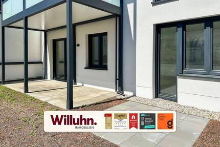 Terrassenwohnung zum Erstbezug in begehrter 2. Reihe | Bemusterung mgl. | TG-Stellplatz | Wärmepumpe - Leipzig Plagwitz