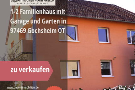 VIEL PLATZ FÜR IHRE PLÄNE – 1–2 Familienhaus mit 2 Wohneinheiten, Garten & Ausbaupotenzial - Gochsheim