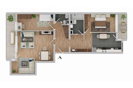 Wohnung zum Kaufen in Donauwörth 210.000,00 € 82 m²