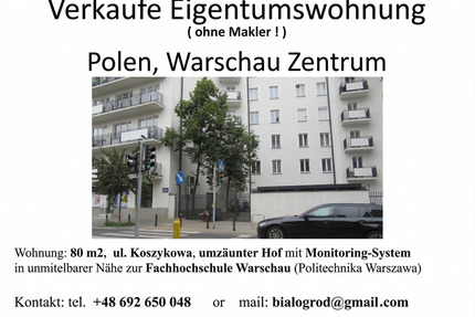Zentrum Warschau: 80m² Eigentumswohnung – Provisionsfrei! - Dortmund Hörde