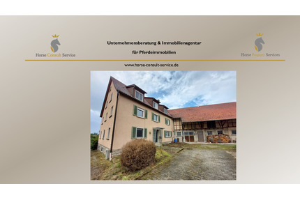 Einzigartiger Gutshof mit Ausbaupotenzial – Wohnen, Arbeiten & Pferde- bzw. Tierhaltung vereint - Niederstetten