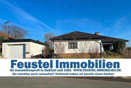 Schonungen OT - SOFORT VERFÜGBAR – Wohnen auf einer Ebene mit viel Platz in idyllischer Ortsrandlage!