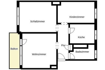 Demnächst frei! 3-Zimmer-Wohnung in Dortmund Wickede