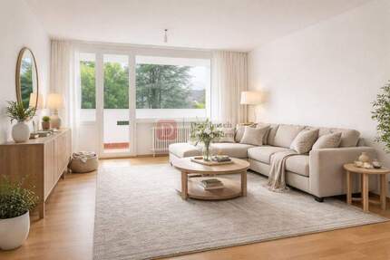 Top!! City- und EZB-nahe 3-Zimmer-Wohnung mit großer Loggia - Frankfurt am Main / Oberrad