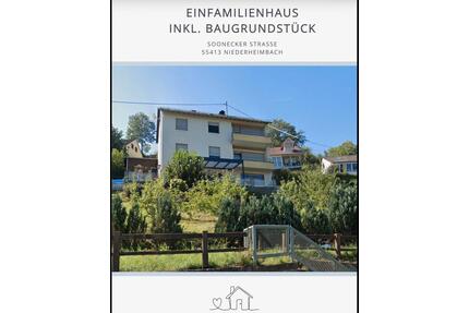 Einfamilienhaus mit Baugrundstück und Rheinblick - Weiler bei Bingen