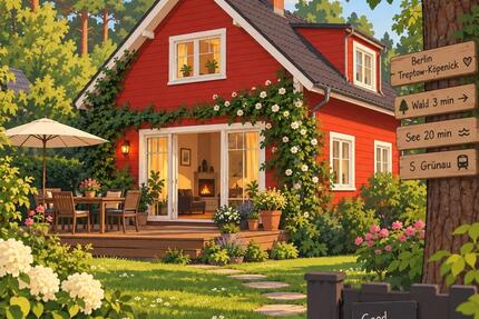 Möbliertes Zimmer im Haus mit Garten – Treptow-Köpenick - Berlin