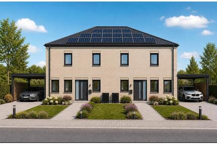 Modernes Zweifamilienhaus in Ankum – Erstbezug, KfW-40EE