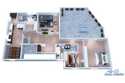 Wohnung zum Mieten in Brombachtal 1.400,00 € 160 m²