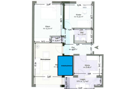Frisch sanierte 3-Zimmer-Wohnung in Huchting - Bremen
