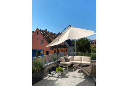 Moderne 3-Zimmer-Wohnung mit Terrasse & Garten in Weinstadt