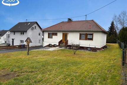 Streif-Fertighaus in ruhiger Lage - EFH mit Keller, Terrasse & Doppelgarage - Döttesfeld