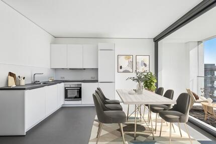 Live Elevated – Charmantes 3-Zimmer-Apartment mit Loggia im exklusiven Colonnades - Berlin Mitte