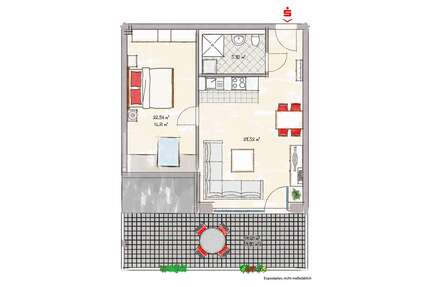 Wohnung zum Mieten in Dülmen 780,00 € 59.8 m²