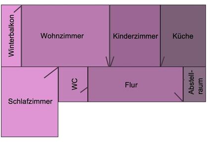 3-Zimmer-Wohnung mit Balkon in München-Hasenbergl