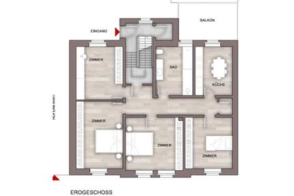 4-ZKB-EG mit Terrasse Worms Zentrum Kalt Miete 1300Euro