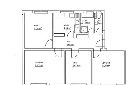 Schöne 4 Zimmer Wohnung in Singen Süd - Singen (Hohentwiel)