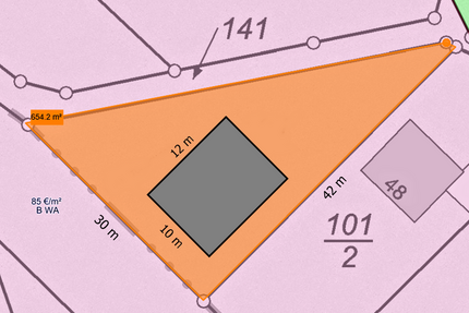 Grundstück zu verkaufen in Alsdorf 59.500,00 € 654 m²