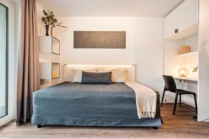 Vollmöbliertes Apartment - All incl. Miete, Fahrradkeller, Aufzug - Leipzig Süd