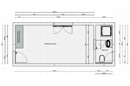 1 Zimmer Wohnung im Zentrum von Nettetal Lobberich – bezugsfertig
