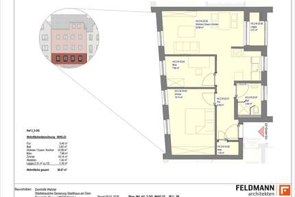 Wohnung zum Mieten in Wetzlar 990,00 € 58.7 m²