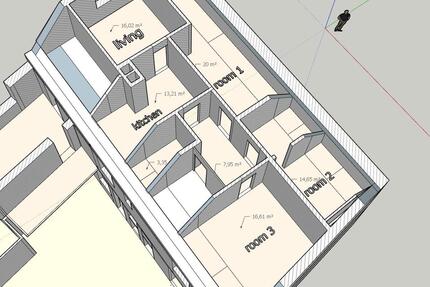 4 ZKB, Wohnung in Bexbach Mitte, 2.OG Dachgeschoss