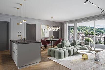 EXTRAVAGANT ! ° W19 ° 3.5-ZWG ° 3.OG ° Süd-Ost-West SONVIDA - Dreispitz Laufenburg - Laufenburg (Baden)