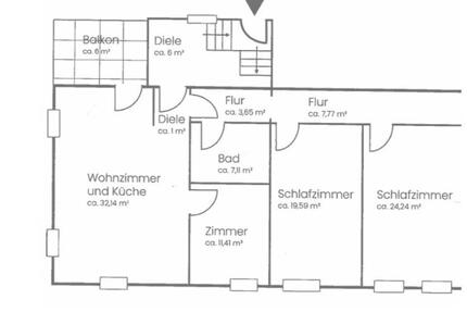 4-Zimmer Wohnung zu Vermieten in Minseln mit Balkon - Rheinfelden (Baden)