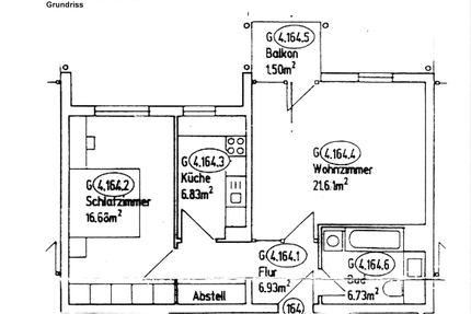 Balkonwohnung mit Laminatboden und separater Küche ab 01.06. frei - Dresden Friedrichstadt